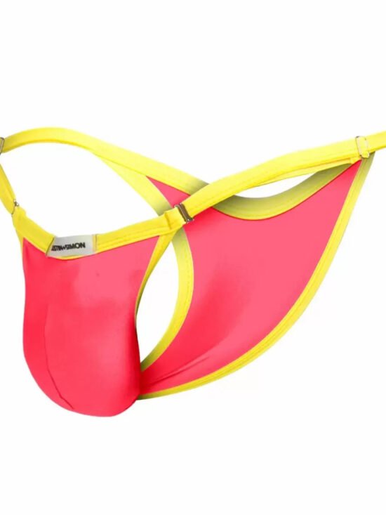 MaleBasics JUSTIN + SIMON Bikini One Coral One Size