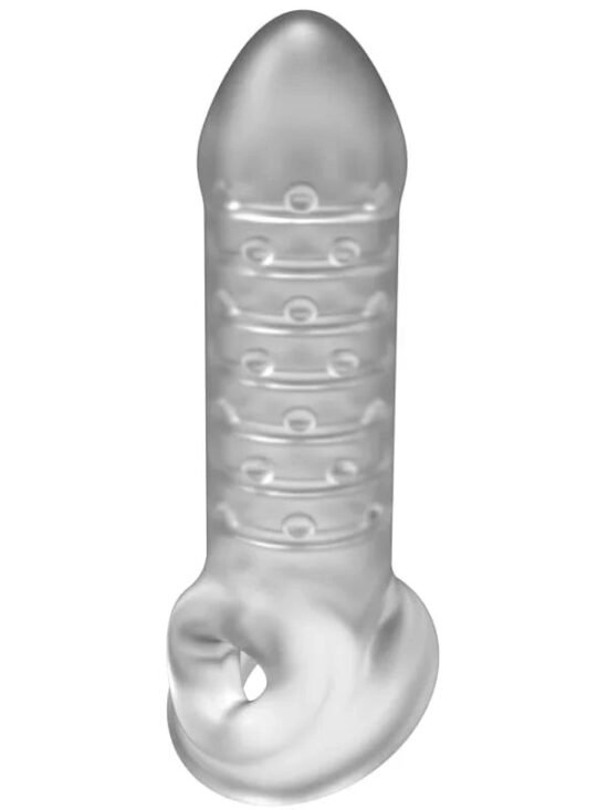 OptiMALE Penis Girth and Length Extender with Ball Strap Thin Frost